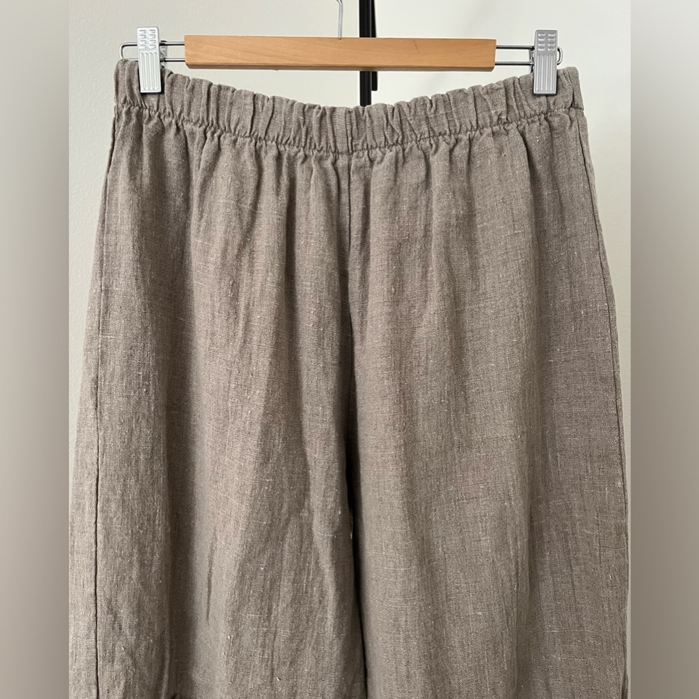 bryn Walker Tan Ankle Pants - Picture 3 of 11